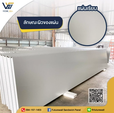 แผ่นสำเร็จรูปโฟมขาว (PS) Future Wall Engineering 10