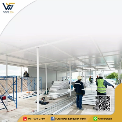 งานติดตั้งภายนอกอาคาร (Installation Working outside building) Future Wall Engineering 12